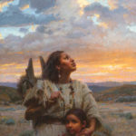 Morgan Weistling, Sky People, oil, 30 x 22.