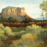 Peggy Immel, Ghost Ranch Oasis, oil, 24 x 30.