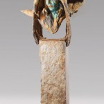 Greg Woodard, Eagle Medicine Man, bronze, 30 x 18 x 12.