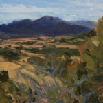 Merrimon Kennedy, View of Galisteo Basin Preserve, oil, 12 x 16.