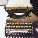 Denny Bond, Typewriting, 19 x 19.