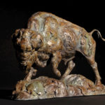 Mick Doellinger, Defiant, bronze (ed. 30), 18 x 25 x 10.