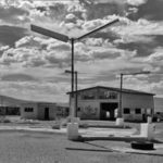 Cody S. Brothers, Nevada Gas Station, photograph, 16 x 48.