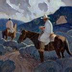 Eric Bowman, Western Blue, oil, 24 x 30.