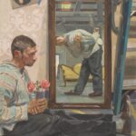 Cody Kamrowski, The Painter Reflected, oil, 30 x 24.