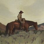 Glenn Dean, Of the High Country, oil, 30 x 30.