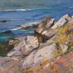 Albert Handell, China Cove, Point Lobos, oil, 18 x 24.