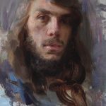 Adam Clague, Micah, oil, 12 x 9.