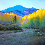 Douglas Aagard, Evening Gently Falls, oil, 40 x 60.